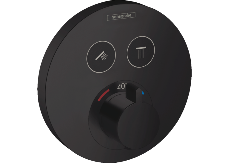 Термостат для душа Hansgrohe ShowerSelect S Matt Black 15743670
