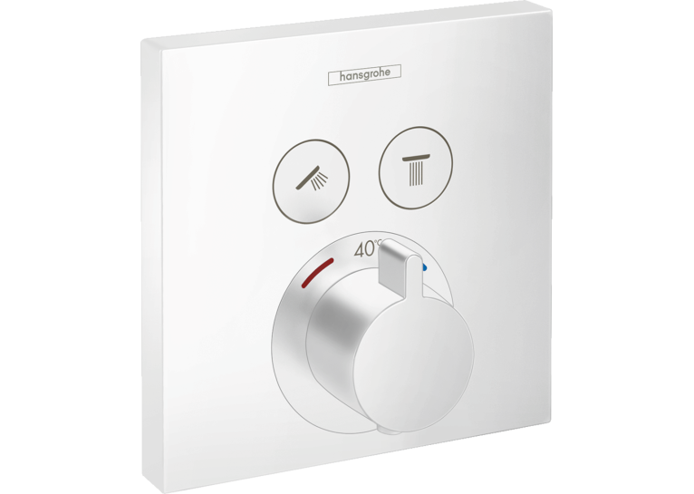 Термостат для душа Hansgrohe ShowerSelect Matt White 15763700