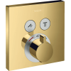 Термостат для душа Hansgrohe ShowerSelect Polished Gold Optic 15763990