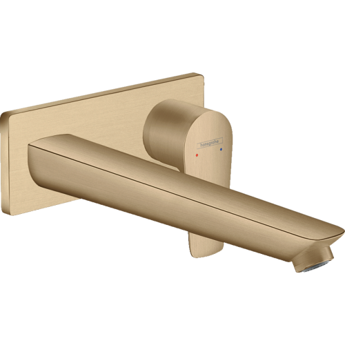 Змішувач для раковини Hansgrohe Talis E настінний Brushed Bronze 71734140