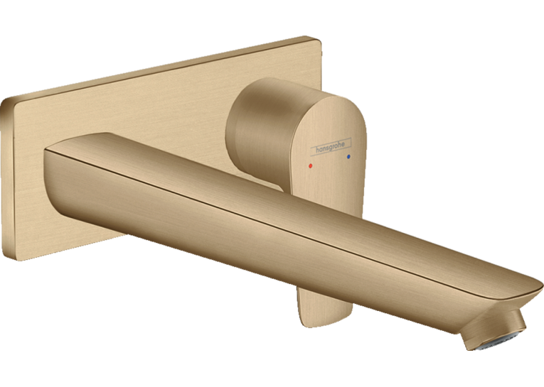 Смеситель для раковины Hansgrohe Talis E настенный Brushed Bronze 71734140