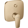 Змішувач прихованого монтажу для ванни та душу Hansgrohe Talis E Brushed Bronze 71745140