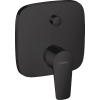 Смеситель скрытого монтажа для ванны и душа Hansgrohe Talis E Matt Black 71745670