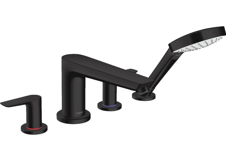 Змішувач для ванни Hansgrohe Talis E на 4 отвори Matt Black 71748670