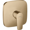 Змішувач прихованого монтажу Hansgrohe Talis E Brushed Bronze 71765140