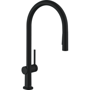 Смеситель Hansgrohe Talis M54 для кухонной мойки с выдвижным душем Black Matt 72801670