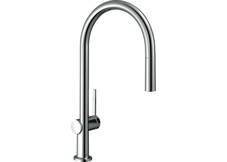 Змішувач Hansgrohe Talis M54 для кухонного миття з висувним душем, хром 72802000