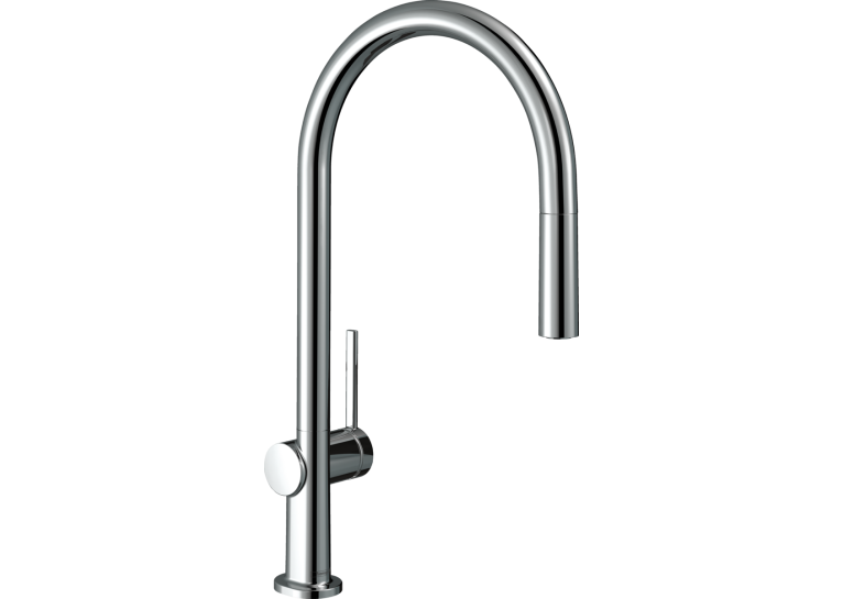 Змішувач Hansgrohe Talis M54 для кухонного миття з висувним душем, хром 72802000