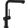 Смеситель Hansgrohe Talis M54 для кухонной мойки с выдвижным душем, черный матовый 72808670