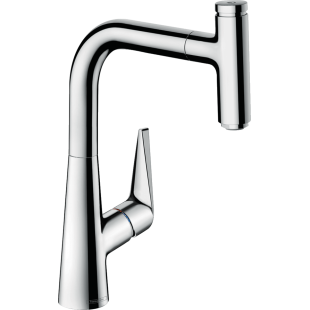 Смеситель для кухни с выдвижной лейкой Hansgrohe Talis Select S 72822000