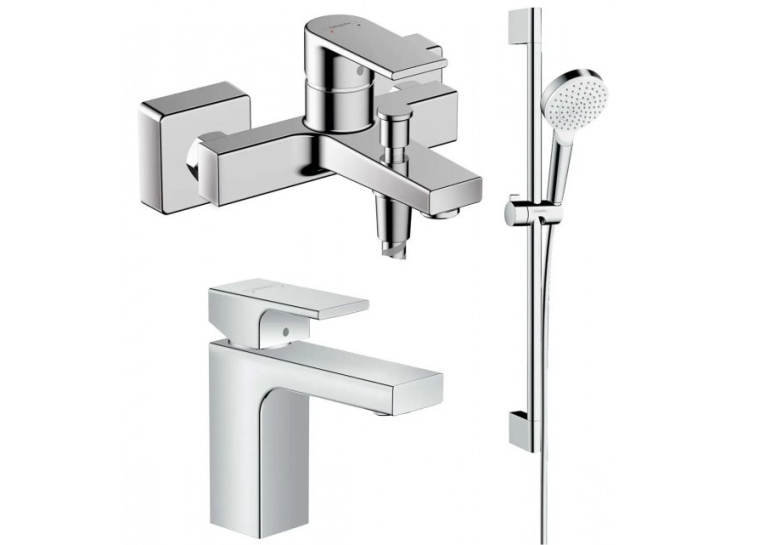 Набор смесителей 3в1 для душа Hansgrohe VERNIS SHAPE (71561000+71450000+26533400) 71561111