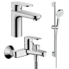 Комплект змішувачів для ванної кімнати Hansgrohe Vernis Blend (71585000, 71440000, 26555400) 71550111 