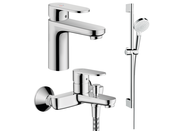 Комплект змішувачів для ванної кімнати Hansgrohe Vernis Blend (71585000, 71440000, 26555400) 71550111 
