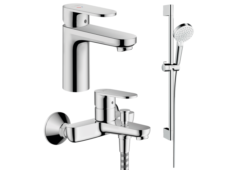 Комплект змішувачів для ванної кімнати Hansgrohe Vernis Blend (71585000, 71440000, 26555400) 71550111 