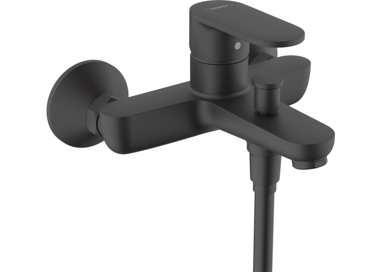 Черный набор смесителей для ванной комнаты Hansgrohe Vernis Blend 71551222