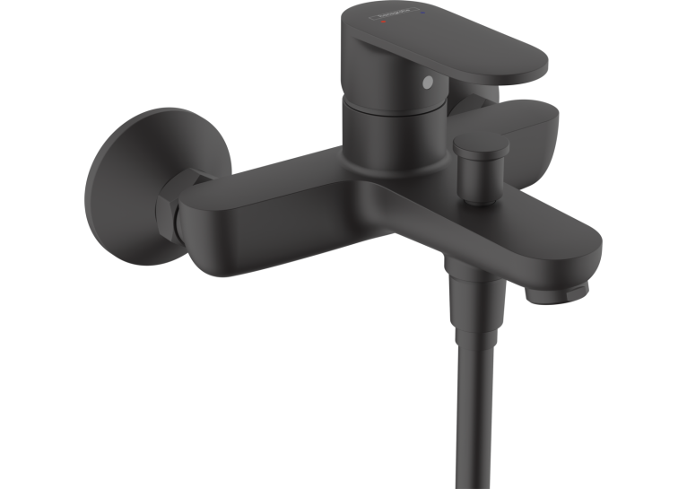 Черный набор смесителей для ванной комнаты Hansgrohe Vernis Blend 71551222