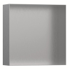 Настінна ніша Hansgrohe XtraStoris Safe з дверцятами та вентилями 30x15x10 см Stainless Steel Optic 560100800