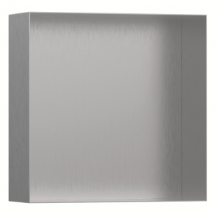 Настенная ниша Hansgrohe XtraStoris Safe с дверцей и вентилями 30x15x10 см Stainless Steel Optic 560100800