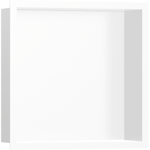 Настенная ниша Hansgrohe XtraStoris Individual с рамкой 30x30x10 см Matt White 56099700