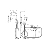 Змішувач кухонний Hansgrohe Aqittura M91 FilterSystem 210 1jet pull-out кухонний (76803670) Matt Black