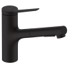 Кухонний комплект мийка із змішувачем Hansgrohe S520-F345 + Змішувач Hansgrohe Zesis M33, чорний мат 43356670