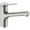 Кухонный комплект мойка со смесителем Hansgrohe  S520-F345 + Смеситель Hansgrohe Zesis M33, хром 43356800