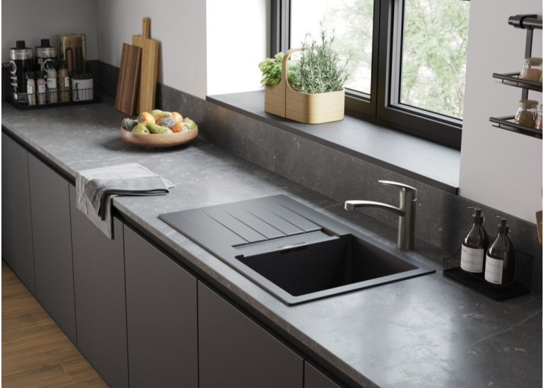 Кухонный комплект мойка со смесителем Hansgrohe  S520-F345 + Смеситель Hansgrohe Zesis M33, хром 43356800