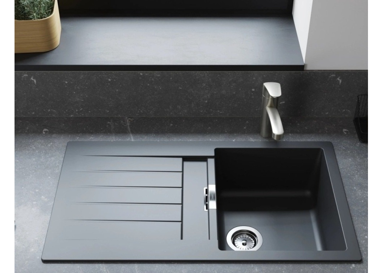 Кухонный комплект мойка со смесителем Hansgrohe  S520-F345 + Смеситель Hansgrohe Zesis M33, хром 43356800