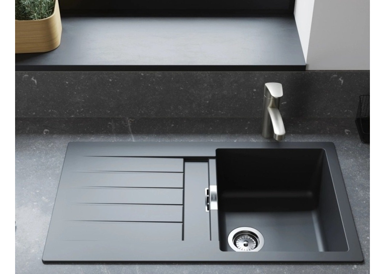 Кухонный комплект мойка со смесителем Hansgrohe  S520-F345 + Смеситель Hansgrohe Zesis M33, хром 43356800