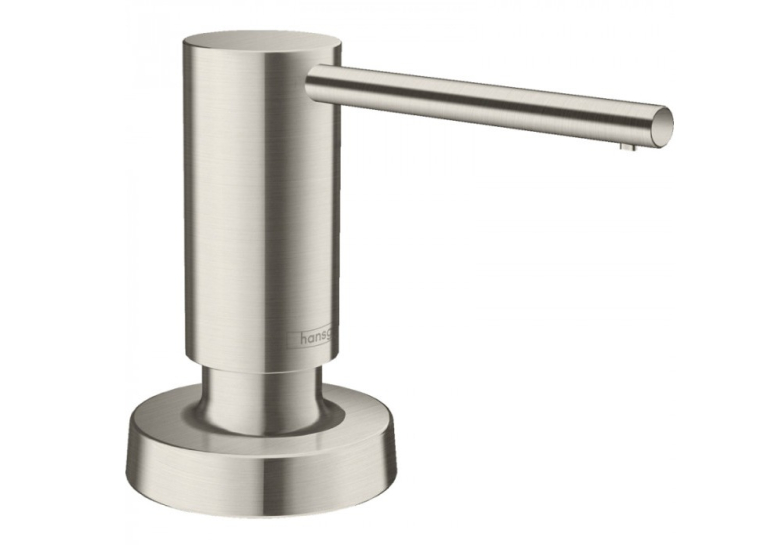 Кухонный комплект мойка со смесителем + дозатор Hansgrohe S520-F480 + Смеситель Hansgrohe Focus M41, серый камень-сталь 43358400