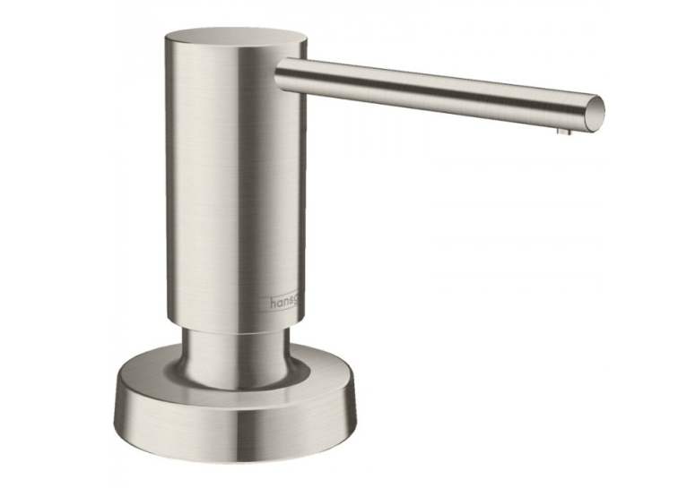 Кухонный комплект мойка со смесителем + дозатор Hansgrohe S520-F480 + Смеситель Hansgrohe Focus M41, серый камень-сталь 43358400