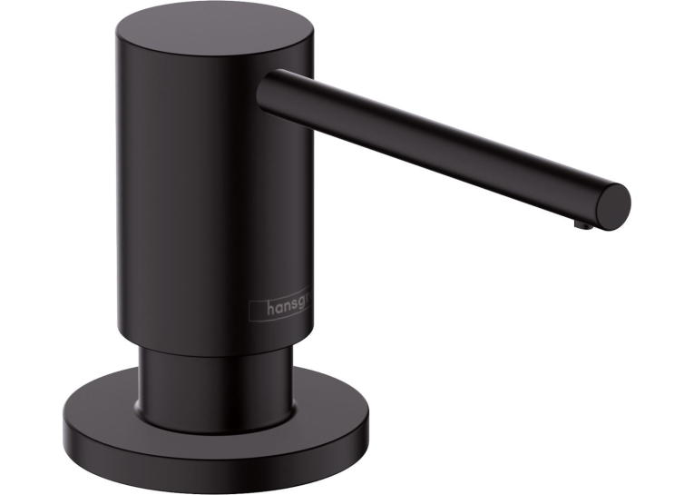 Кухонний комплект мийка із змішувачем  + дозатор Hansgrohe S520-F480 + Змішувач Hansgrohe Focus M41, Чорний графіт - Чорний мат 43358600