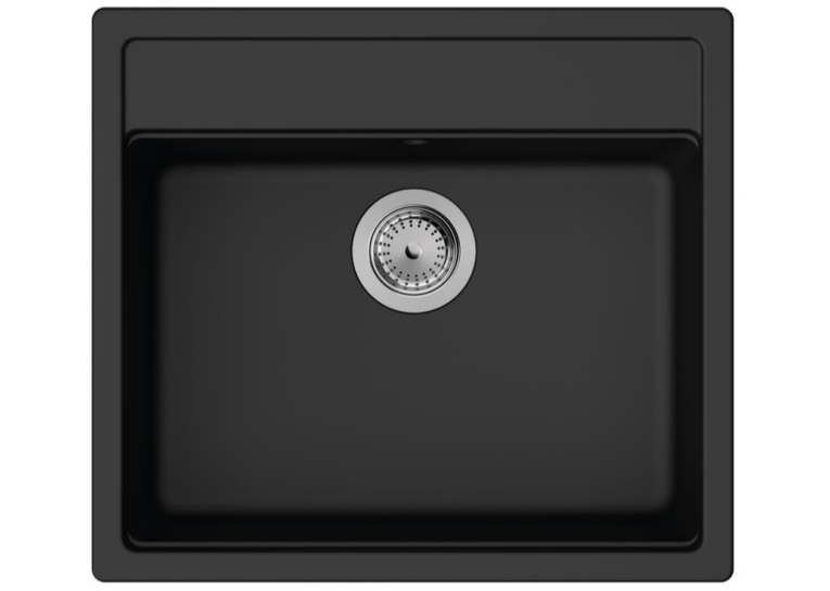 Кухонный комплект мойка со смесителем Hansgrohe S520-F510 + Смеситель Hansgrohe Talis M54, чёрный графит-чёрный 43359670