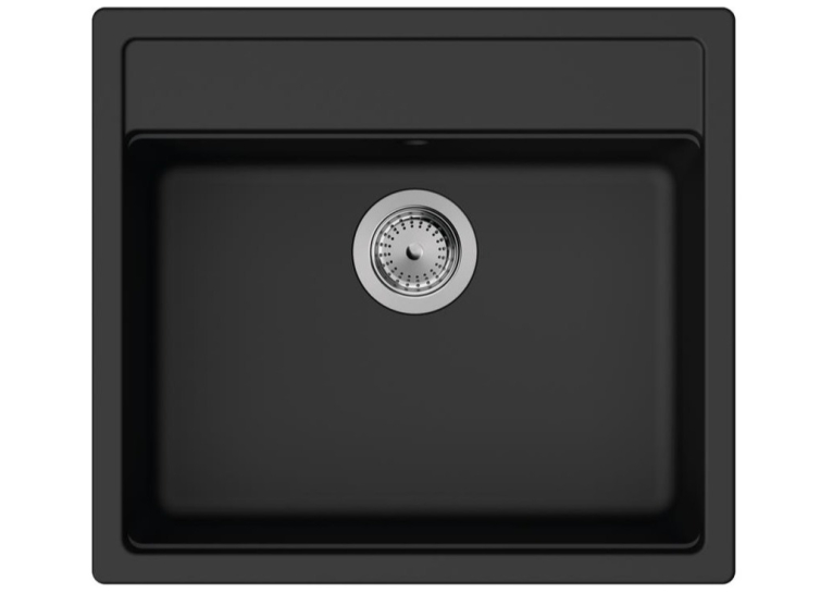 Кухонный комплект мойка со смесителем Hansgrohe S520-F510 + Смеситель Hansgrohe Talis M54, чёрный графит-чёрный 43359670