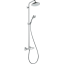 Душова система Hansgrohe Croma 220 Showerpipe + термостат 27185000