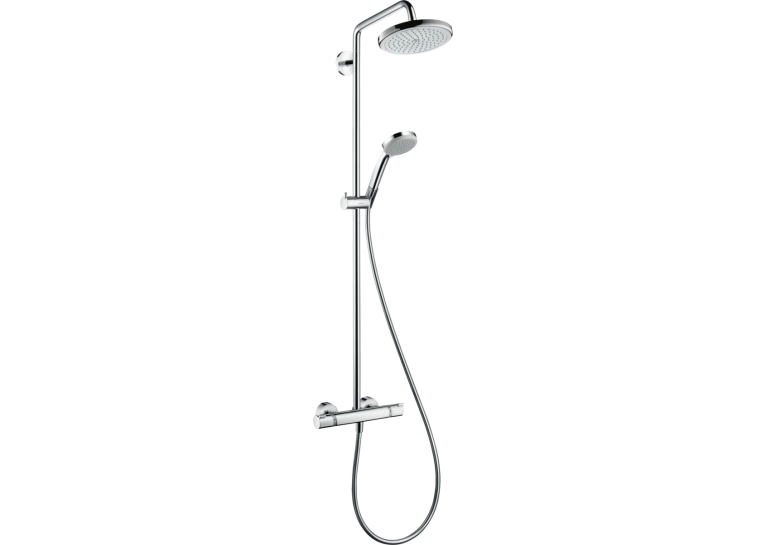 Душова система Hansgrohe Croma 220 Showerpipe + термостат 27185000