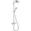 Душова система Hansgrohe Croma 220 Showerpipe EcoSmart 27188000