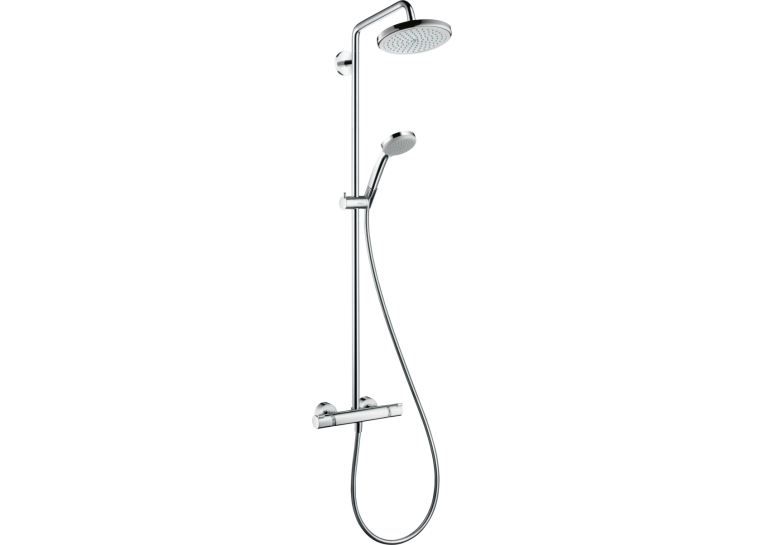 Душова система Hansgrohe Croma 220 Showerpipe EcoSmart 27188000