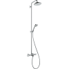 Душова система Hansgrohe Croma 220 Showerpipe + термостат 27223000
