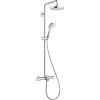 Душова система Hansgrohe Croma Select S 180 2-jet Showerpipe для ванни, хром ( 27351400 )