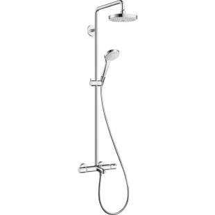 Душевая система Hansgrohe Croma Select S 180 2-jet Showerpipe для ванны, хром ( 27351400 )