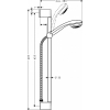 Душевой набор Hansgrohe Crometta 85 Multi , 0,65 м 27767000