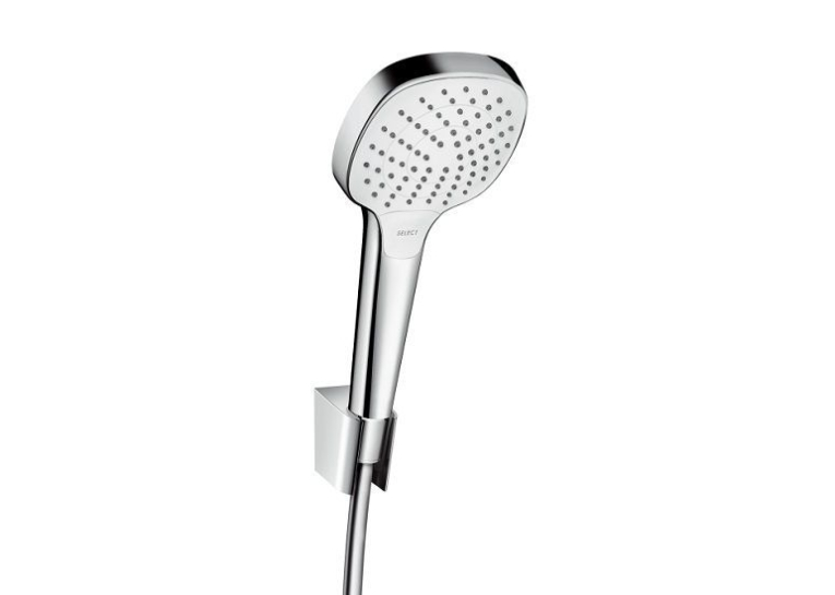 Ручной душ Hansgrohe Croma Select E Vario Porter+держатель+шланг цв белый 26413400