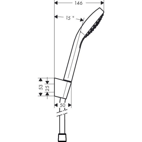 Душевой набор Hansgrohe Croma Select E 26425400