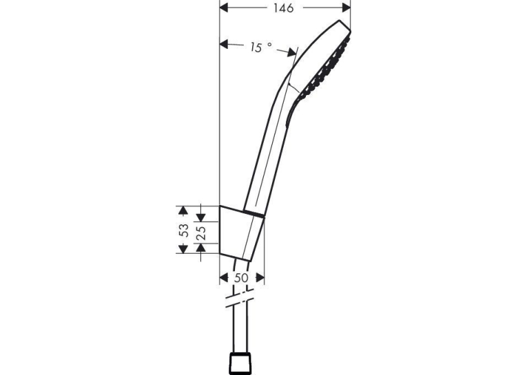 Душевой набор Hansgrohe Croma Select E 26425400