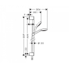 Душовий набір Hansgrohe Croma Select E Vario 0,65м 26582400