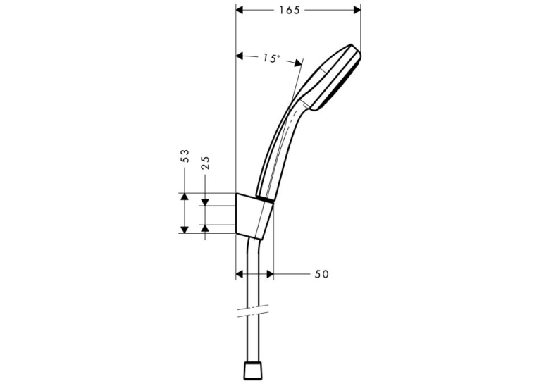 Душевой набор Hansgrohe Croma 100 1,25м 27574000