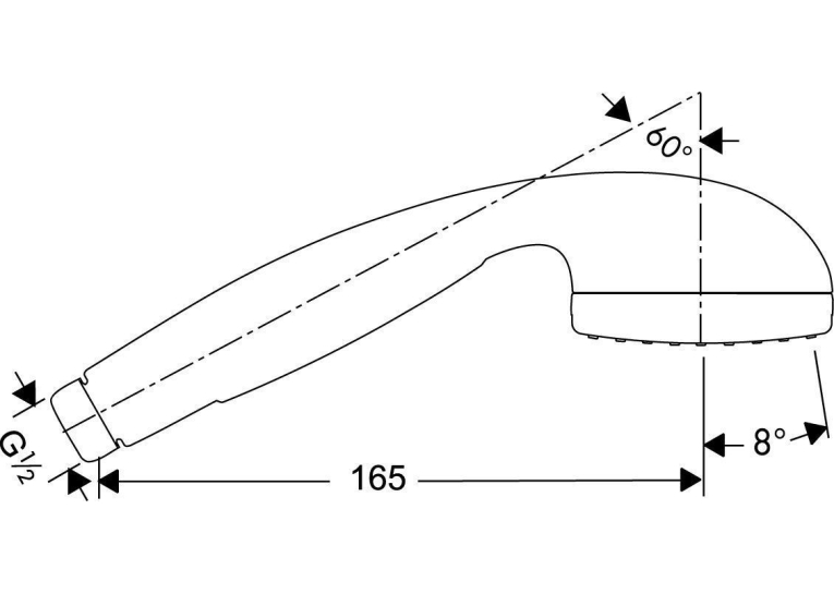 Ручной душ Hansgrohe Croma 28511000