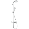 Душевая система Hansgrohe Crometta 160 Showerpipe + термостат 27265400