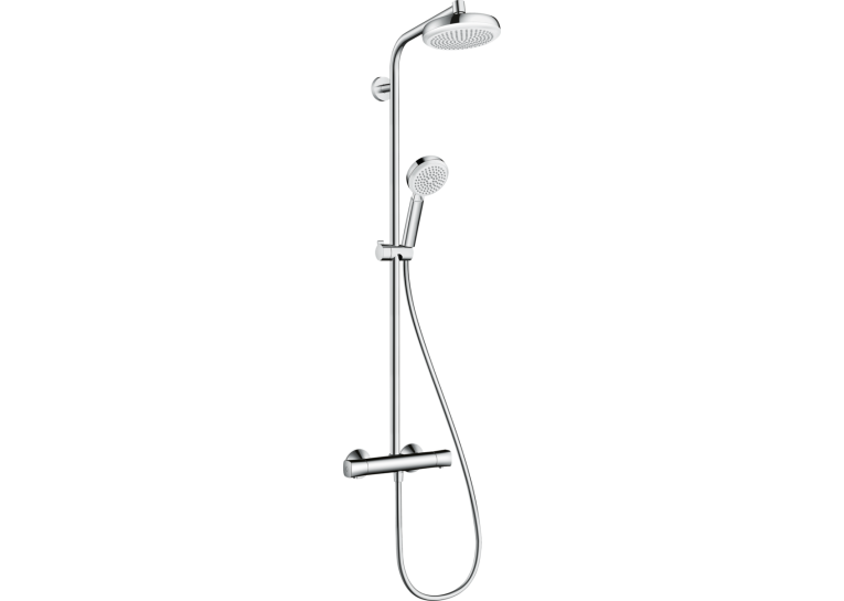 Душевая система Hansgrohe Crometta 160 Showerpipe + термостат 27265400